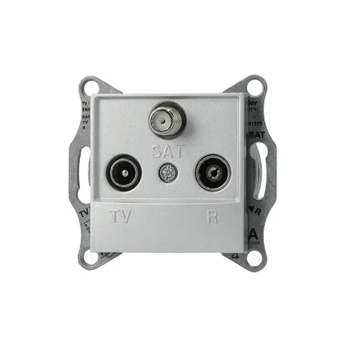 Розетка TV/R/SAT кінцева, алюміній, EPH3500161 Asfora Schneider