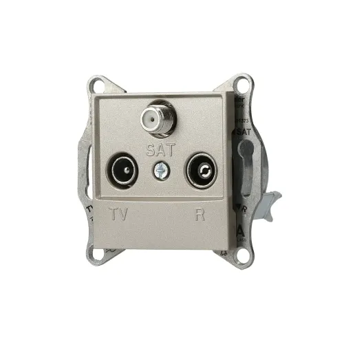 Розетка TV/R/SAT конечная, бронза, EPH3500169 Asfora Schneider