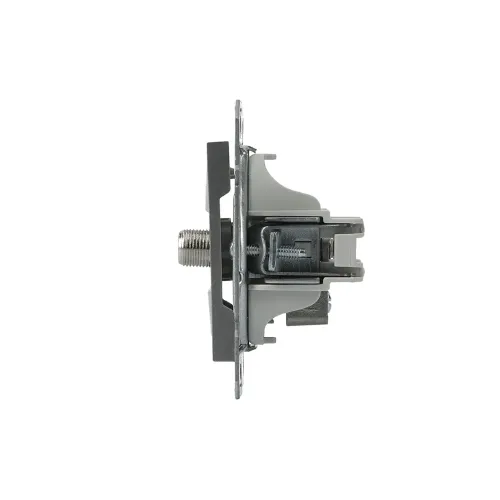 Розетка SAT кінцева, сталь, EPH3700162 Asfora Schneider