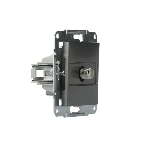 Розетка SAT кінцева, сталь, EPH3700162 Asfora Schneider
