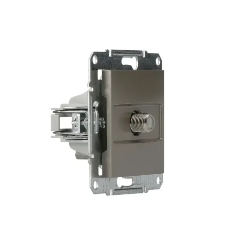 Розетка SAT кінцева, бронза, EPH3700169 Asfora Schneider