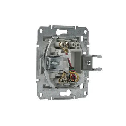 Розетка телефонная RJ-11, алюминий, EPH4100161 Asfora Schneider
