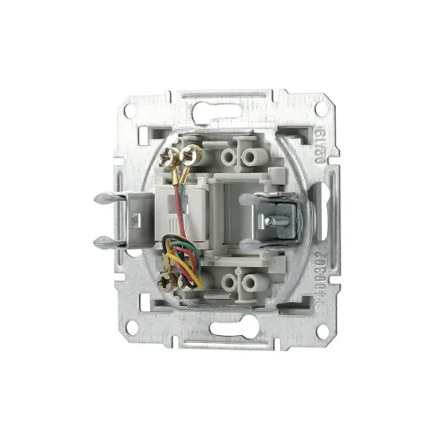 Розетка телефонная RJ-11, алюминий, EPH4100161 Asfora Schneider