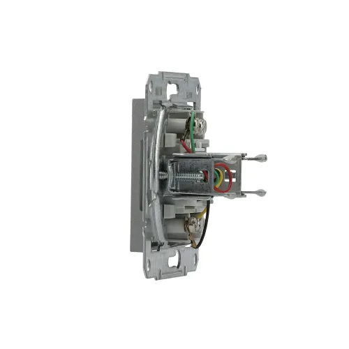 Розетка телефонна RJ-11, сталь, EPH4100162 Asfora Schneider