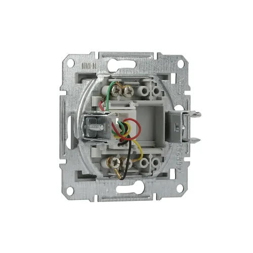 Розетка телефонна RJ-11, сталь, EPH4100162 Asfora Schneider
