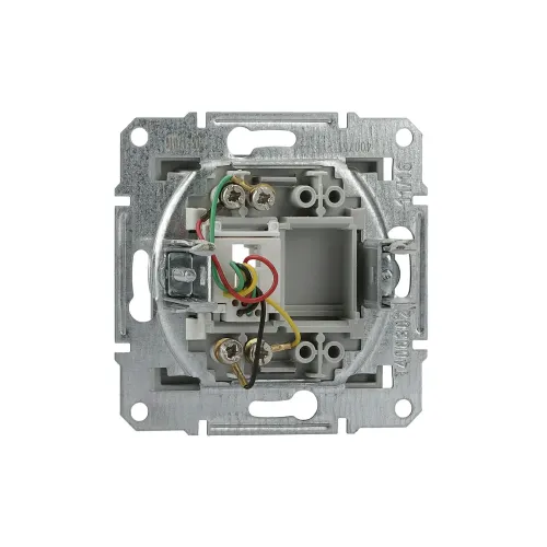 Розетка телефонна RJ-11, сталь, EPH4100162 Asfora Schneider