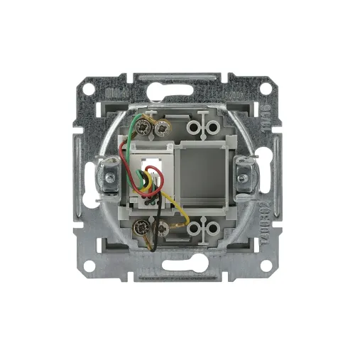 Розетка телефонна RJ-11, сталь, EPH4100162 Asfora Schneider
