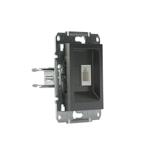 Розетка телефонна RJ-11, сталь, EPH4100162 Asfora Schneider