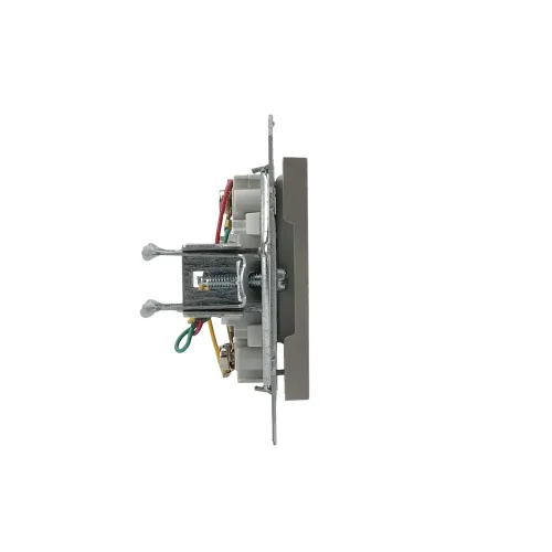 Розетка телефонная RJ-11, бронза, EPH4100169 Asfora Schneider
