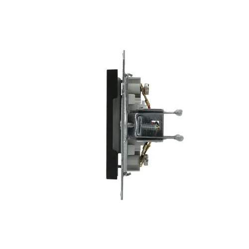 Розетка телефонная RJ-11, антрацит, EPH4100171 Asfora Schneider