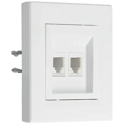 Розетка телефонная RJ11 двойная, белый, EPH4200121 Schneider Asfora