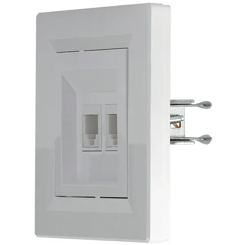 Розетка телефонная RJ11 двойная, белый, EPH4200121 Schneider Asfora