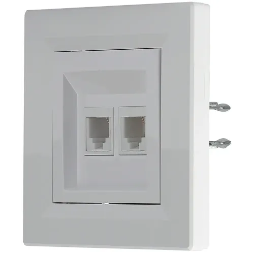 Розетка телефонная RJ11 двойная, белый, EPH4200121 Schneider Asfora