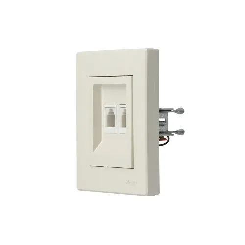 Розетка телефонна RJ-11 подвійна, кремовий, EPH4200123 Schneider Asfora