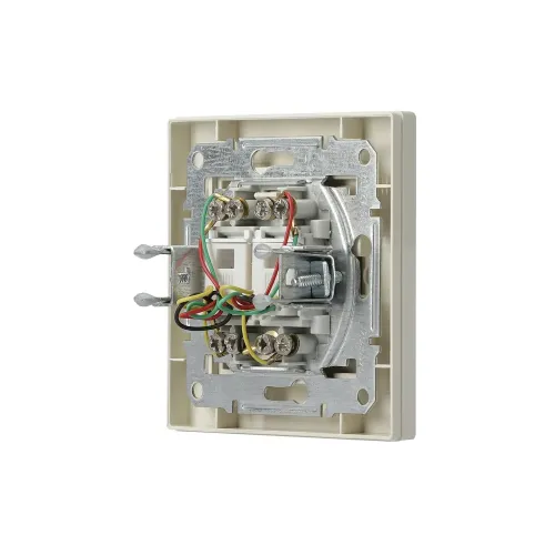 Розетка телефонна RJ-11 подвійна, кремовий, EPH4200123 Schneider Asfora