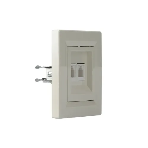 Розетка телефонна RJ-11 подвійна, кремовий, EPH4200123 Schneider Asfora