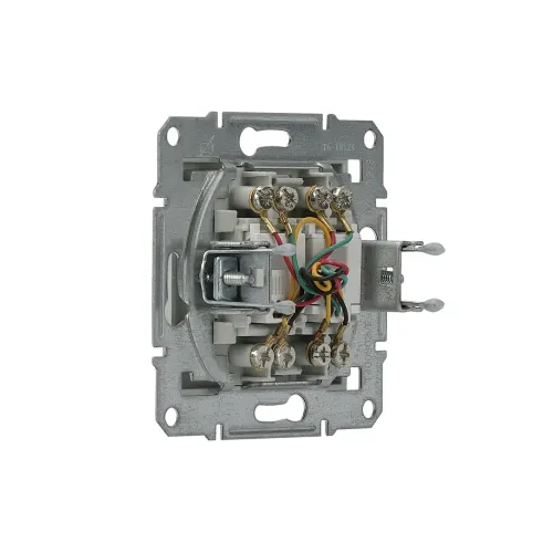 Розетка телефонна RJ-11 подвійна, алюміній, EPH4200161 Asfora Schneider