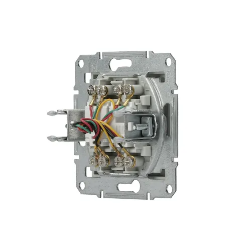 Розетка телефонна RJ-11 подвійна, алюміній, EPH4200161 Asfora Schneider