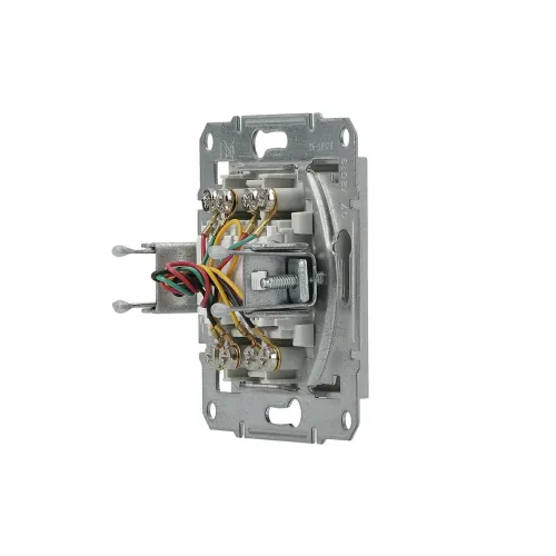 Розетка телефонна RJ-11 подвійна, алюміній, EPH4200161 Asfora Schneider