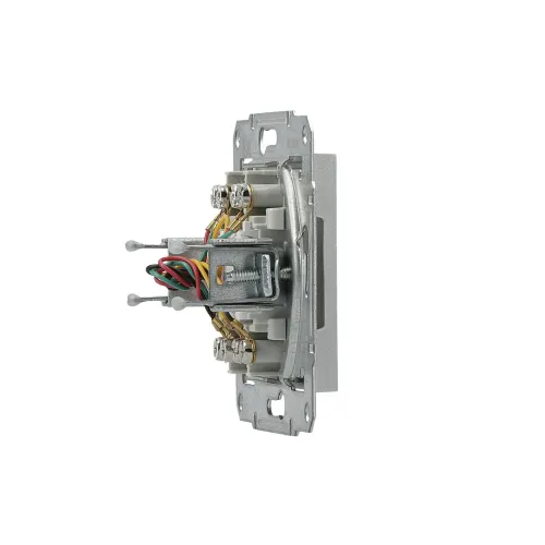 Розетка телефонна RJ-11 подвійна, алюміній, EPH4200161 Asfora Schneider