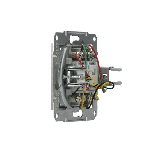 Розетка телефонна RJ-11 подвійна, бронза, EPH4200169 Asfora Schneider