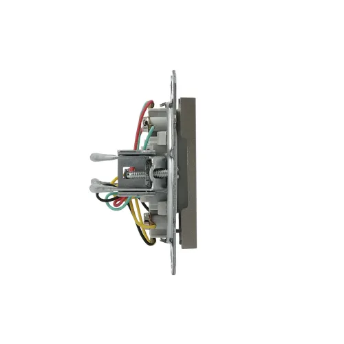 Розетка телефонна RJ-11 подвійна, бронза, EPH4200169 Asfora Schneider