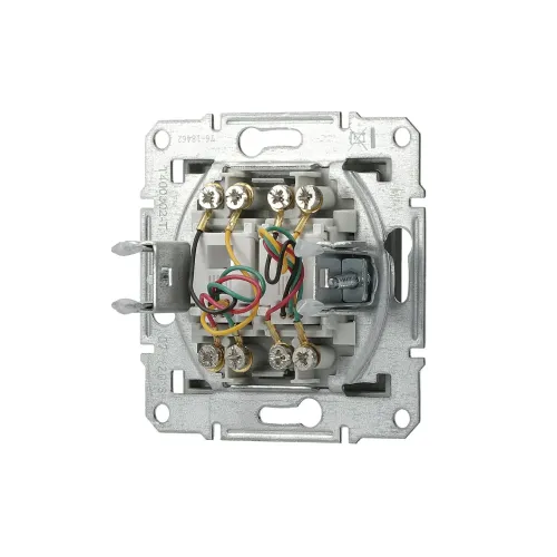 Розетка телефонна RJ-11 подвійна, антрацит, EPH4200171 Asfora Schneider