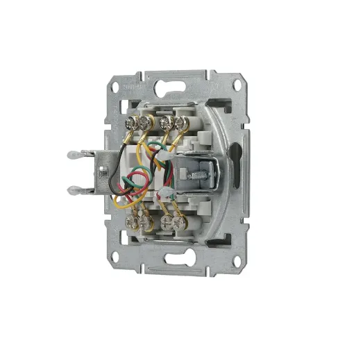 Розетка телефонна RJ-11 подвійна, антрацит, EPH4200171 Asfora Schneider