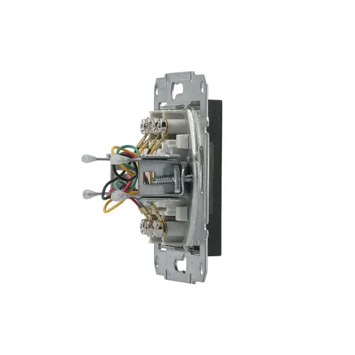 Розетка телефонна RJ-11 подвійна, антрацит, EPH4200171 Asfora Schneider