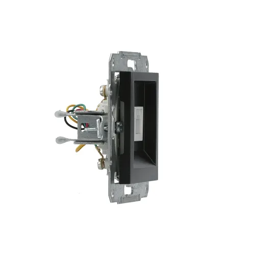 Розетка телефонна RJ-11 подвійна, антрацит, EPH4200171 Asfora Schneider