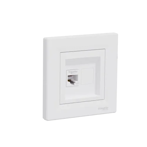 Розетка компьютерная RJ45, белый, EPH4300121 Schneider Asfora