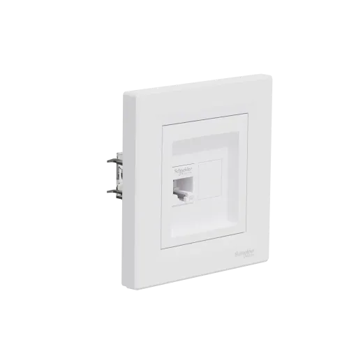 Розетка компьютерная RJ45, белый, EPH4300121 Schneider Asfora