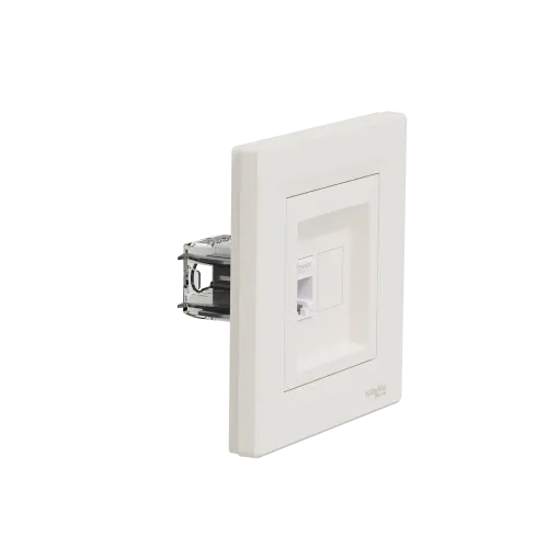 Розетка компьютерная RJ-45, кремовый, EPH4300123 Schneider Asfora
