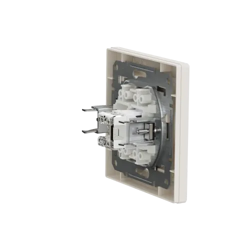 Розетка компьютерная RJ-45, кремовый, EPH4300123 Schneider Asfora