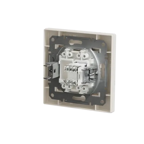 Розетка компьютерная RJ-45, кремовый, EPH4300123 Schneider Asfora