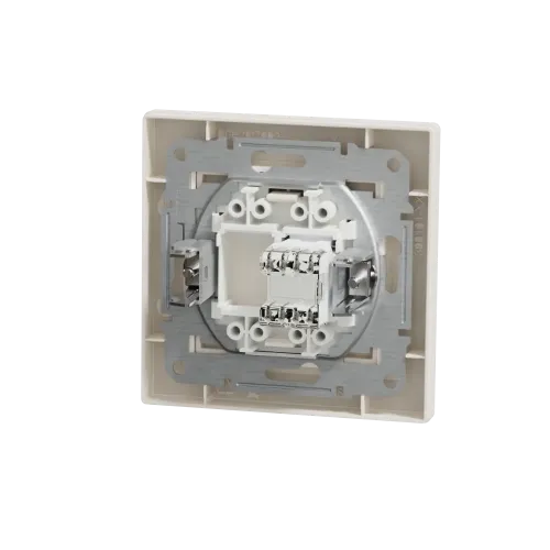 Розетка компьютерная RJ-45, кремовый, EPH4300123 Schneider Asfora