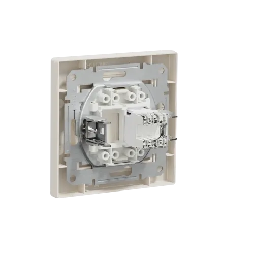 Розетка компьютерная RJ-45, кремовый, EPH4300123 Schneider Asfora