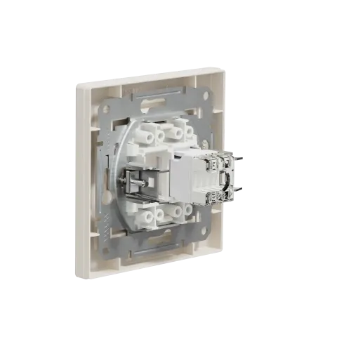 Розетка компьютерная RJ-45, кремовый, EPH4300123 Schneider Asfora