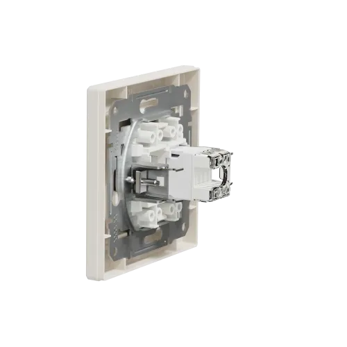 Розетка компьютерная RJ-45, кремовый, EPH4300123 Schneider Asfora