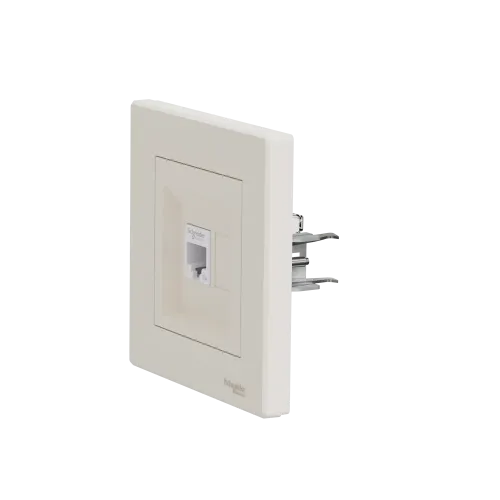 Розетка компьютерная RJ-45, кремовый, EPH4300123 Schneider Asfora