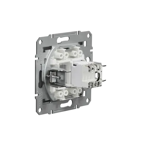 Розетка компьютерная RJ45, алюминий, EPH4300161 Asfora Schneider