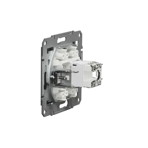 Розетка компьютерная RJ45, алюминий, EPH4300161 Asfora Schneider