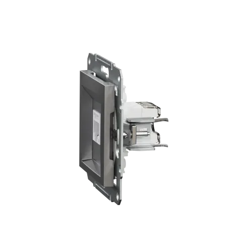 Розетка компьютерная RJ45, алюминий, EPH4300161 Asfora Schneider