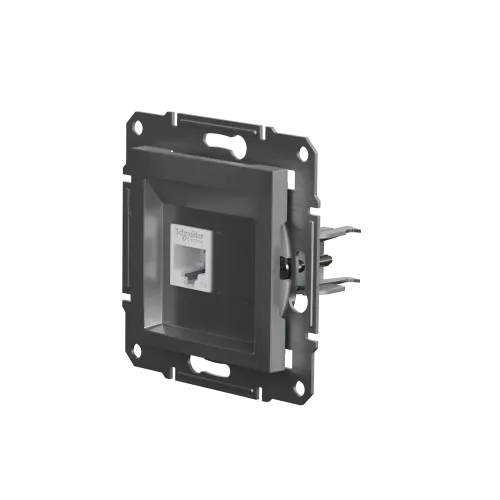 Розетка компьютерная RJ45, алюминий, EPH4300161 Asfora Schneider