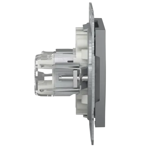 Розетка комп'ютерна RJ45, сталь, EPH4300162 Asfora Schneider