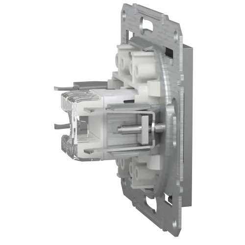 Розетка комп'ютерна RJ45, сталь, EPH4300162 Asfora Schneider