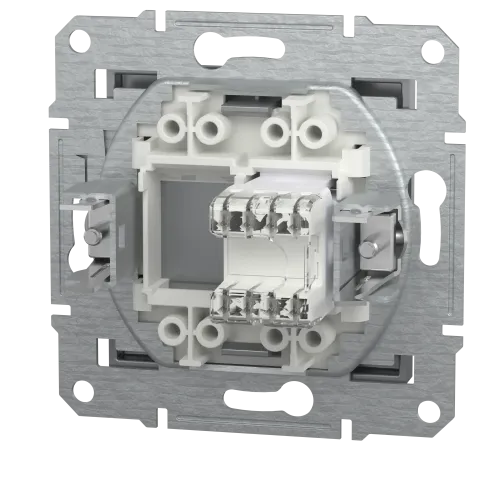 Розетка комп'ютерна RJ45, сталь, EPH4300162 Asfora Schneider