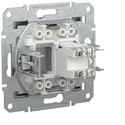 Розетка комп'ютерна RJ45, сталь, EPH4300162 Asfora Schneider