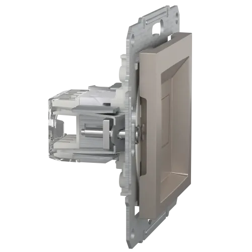 Розетка комп'ютерна RJ45, бронза, EPH4300169 Asfora Schneider