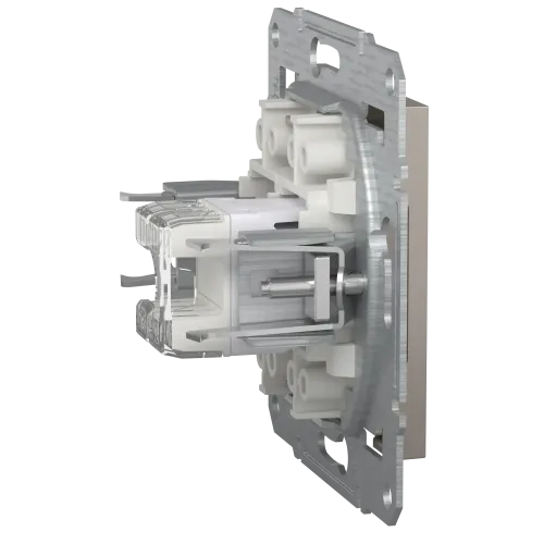 Розетка комп'ютерна RJ45, бронза, EPH4300169 Asfora Schneider